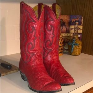 Mens Ostrich Nocona Boots